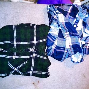 2 shirt flannel bundle